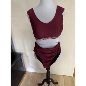 Swimsuits For All Red Women’s Two-piece bikini